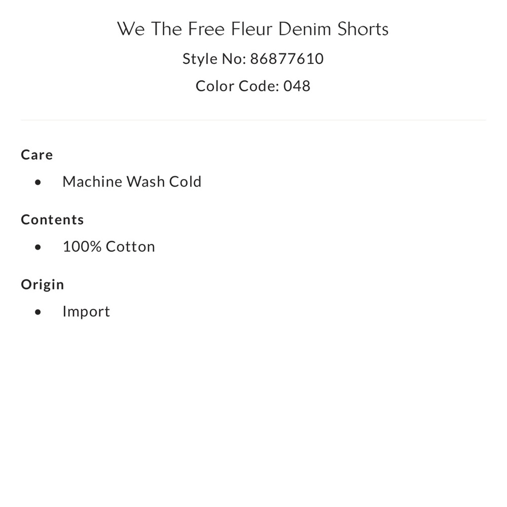 Free People Fleur Denim Shorts, color Belle Blue, size S - Picture 10 of 10